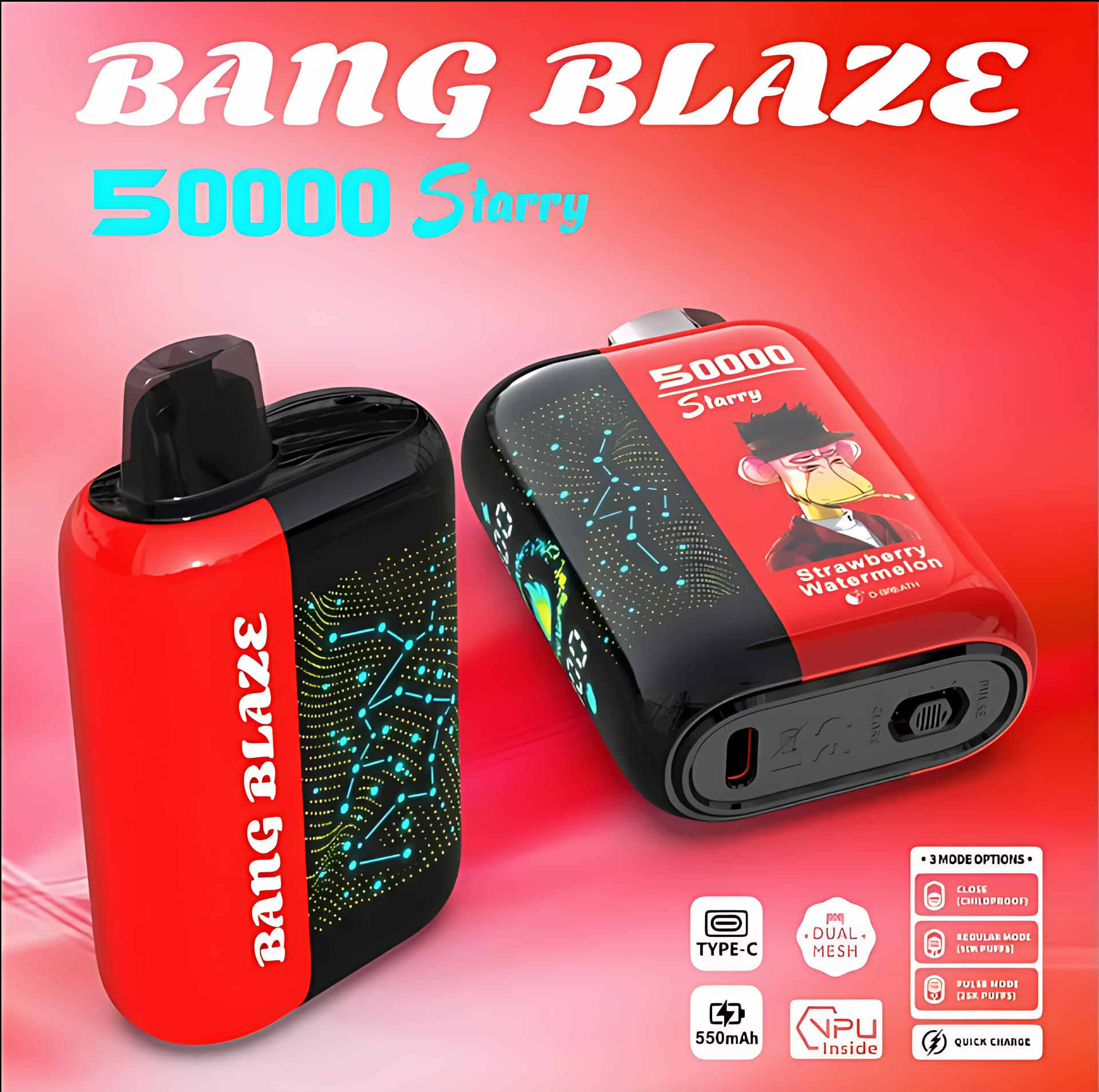 Bang Blaze Starry 50K 拋棄式:星空規格新品