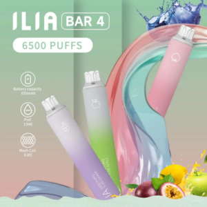 Ilia Bar4 6500口一次性煙桿 哩啞四代拋棄式 台灣爆款霧化桿